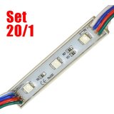 Mitea Lighting M-J5630 rgb 5050 3xLED modul set 20/1 IP65 0.72W Cene