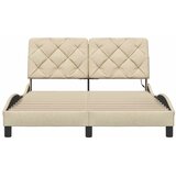  Okvir kreveta s LED-om bez madraca 140 x 200 cm od tkanine | shoptok.hr