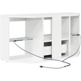  Kotni LED TV ormar Zidne Visoki sjaj bijela 100 x 40 x 50 cm | shoptok.hr