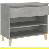 Maison Chic Omarica za obutev - Kopa za čevlje betonsko siva 70x36x60 cm inženirski les, (21777465) Cene