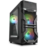 Sharkoon Caja VG7-W ATX 2XUSB3.0 2XUSB2.0 Sin Fuente RGB, (21644125)