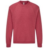 Fruit Of The Loom Czerwona bluza męska Raglan Sweat | Shoptok.si