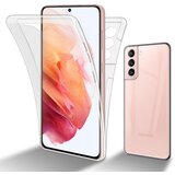Cadorabo Ohišje, združljiv s Samsungom v prozorni - 360 -° zaščitni pokrov celotnega telesa - zaščita pred sprednjim in hrbtom, vsestransko zaščito z zaščitnikom zaslona, (20590236) | Shoptok.si