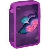 Spirit: Dvoposteljni polnjeni peresnik Butterfly s 28 kosi, 13x6x19,5 cm.