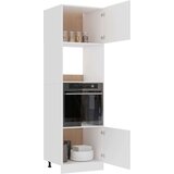 Ormarić za mikrovalnu bijeli 60 x 57 x 207 cm od iverice | shoptok.hr