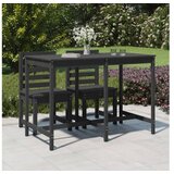  Vrtni stol sivi 159 5 x 82 5 x 110 cm od masivne borovine | shoptok.hr