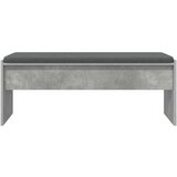 Haldna klop z blazino Betonsko siva 103 x 38 x 40 cm, (5000155631) | Shoptok.si