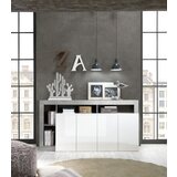 LC Mobili Elegantna bijela komoda s 4 vrata HAMBURG 209030-08CE | shoptok.hr