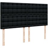  Otomanski krevet s madracem crni 180x200cm od tkanine | shoptok.hr