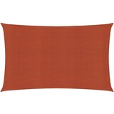 vidaXL Jedro za zaštitu od sunca 160 g/m² terakota 5 x 8 m HDPE | shoptok.hr