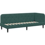  Kutni okvir kreveta Tamnozelena 80 x 200 cm Baršun | shoptok.hr