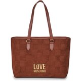 Love Moschino Nakupovalne torbe PATCHY Kostanjeva Cene