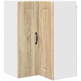 vidaXL Stenska kuhinjska omarica s polico Sonoma hrast 57 x 57 x 80 cm | Shoptok.si