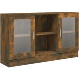  Vitrina boja dimljenog hrasta 120 x 30,5 x 70 cm drvena | Eponuda.com