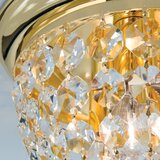 Orion dlu 1840/35 - kristalno plafonsko svetlo, 3x E27/40W/230V, prečnik 35 cm, zlatno | Eponuda.com