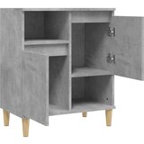  Komoda siva boja betona 60x35x70 cm od konstruiranog drva | shoptok.hr