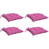  Jastuci za stolice 4 kom ružičasti 40 x 40 x 7 cm od tkanine | shoptok.hr