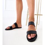Gemre Black women's slides with straps Fariza | Shoptok.si