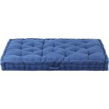  Paletni podni jastuk pamučni 120 x 80 x 10 cm svjetloplavi | shoptok.hr