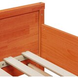  Krevetna konstrukcija Vosak smeđa 80 x 200 cm Konstruirano drvo | shoptok.hr
