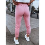 DStreet Spodnie damskie dresowe FITS różowe | Shoptok.si