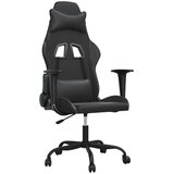  Masažni gaming stol črno umetno usnje | Shoptok.si