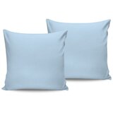 De Blue Blue Satin Pillowcase Set (2 Pieces) (FR) | ePonuda.com