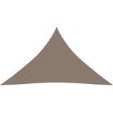 vidaXL senčno jadro oksford blago trikotno 3x3x4,24 m taupe | Shoptok.si