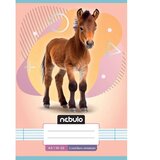 NEBULO Speti zvezek za 2. razred, črtasti, A5, 16-32, z živalmi - konji | Shoptok.si