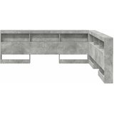  Skladišno uzglavlje Betonski sivi 200 cm Konstruirano drvo | shoptok.hr