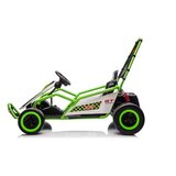 Lean Toys Gokart TORNADO z drift funkcijo – 24V, 2×150 W zelena | Shoptok.si