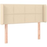  Vzglavje z ušesi krem 103x16x78/88 cm blago, (20736013) | Shoptok.si