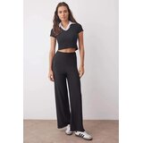 TRENDYOLMILLA ženski set bluza-pantalone Twoss25Au00133, crna-crna | Eponuda.com