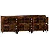  Komode 3 kom boja dimljenog hrasta 60x35x70cm konstruirano drvo | shoptok.hr