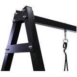  Dječje igralište s ljuljačkom i rodinim gnijezdom 2u1 260x173 cm - crno/zelena | Shoptok.si