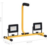 vidaXL LED reflektor z ročajem 2x20 W hladno bel | Shoptok.si