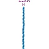  Radno uže plavi 3 mm 100 m od polipropilena | shoptok.hr