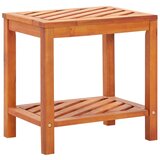 The Living Store Stranska mizica trden akacijev les 45x33x45 cm - Stranska Mizica, (21835513) | Shoptok.si