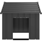  Kućica za pse s krovom 83x130x85 cm pocinčani čelik | shoptok.hr