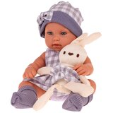 BEBA lutka za igru sa dodacima - Lovely Baby - ljubičasto/siva | Shoptok.si