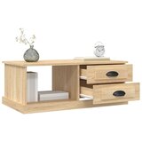  Stolić za kavu boja hrasta 90 x 50 x 35 cm konstruirano drvo | shoptok.hr