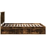  Konstrukcija postelje z vzglavjem Dimljeni oreh 140 x 200 cm, (5000103278) | Shoptok.si