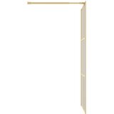  Stijenka za walk-in tuš sa staklom ESG zlatna 90 x 195 cm | Eponuda.ba