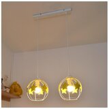  Dečiji luster na sajli STARS 2xE27/15W/230V žuta/bela | Eponuda.com