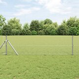 vidaXL varjena žična ograja z 13 stebri 0.6x50 m pocinkano jeklo Cene