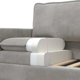 SOFA Svjetlosiva 196 x 81 x 87,5 cm Baršun | shoptok.hr