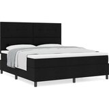 Box Posteljni okvir z vzmetnico Črna Tkanina 180 x 200 cm Vzmetnica, (22067243) | Shoptok.si