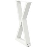  Noge jedilne mize 2 kosa Bela 60x(72-73,3) cm Jeklo | Shoptok.si