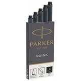 Parker Črnilni vložek Quink, črn, 5 kosov Cene