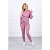 Kesi Set with wide cuffs in dark pink color Cijene
